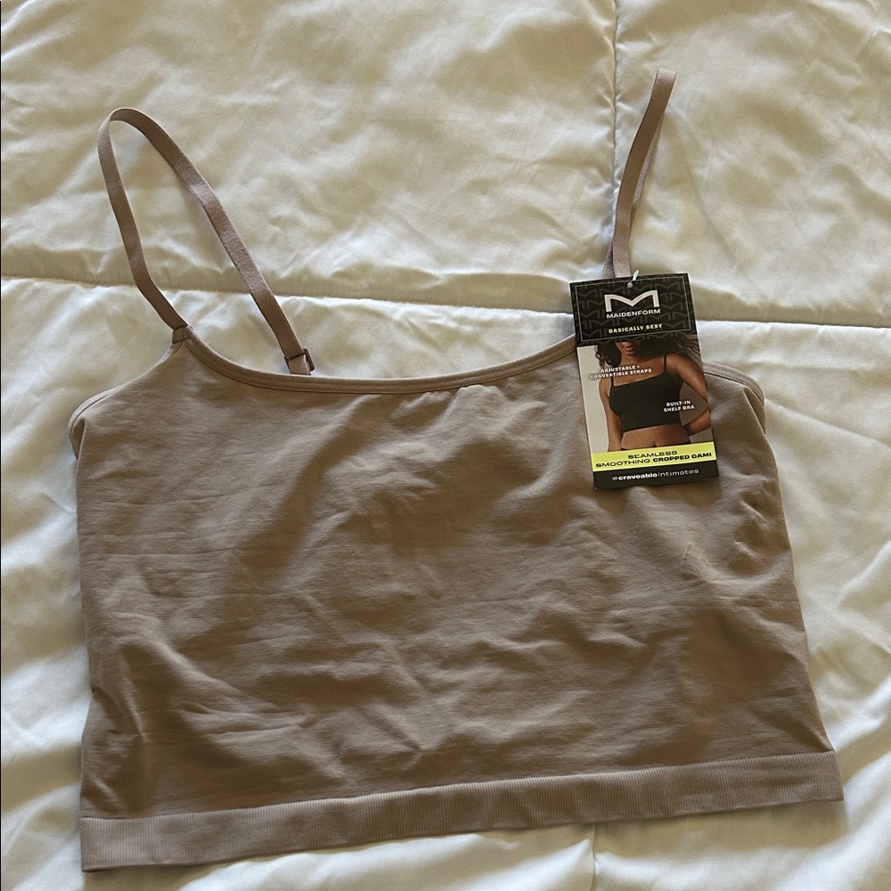 Maidenform Women's seamless smoothing cropped cami